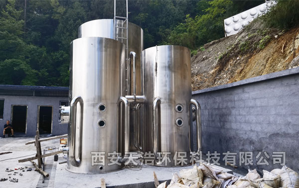 湖北恩施30噸/小時農村生活飲水不銹鋼一體化凈水設備安裝調試項目