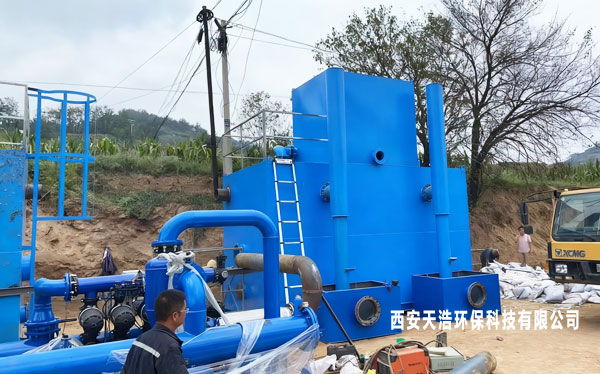 河水處理成工廠生產用水一體化凈水設備